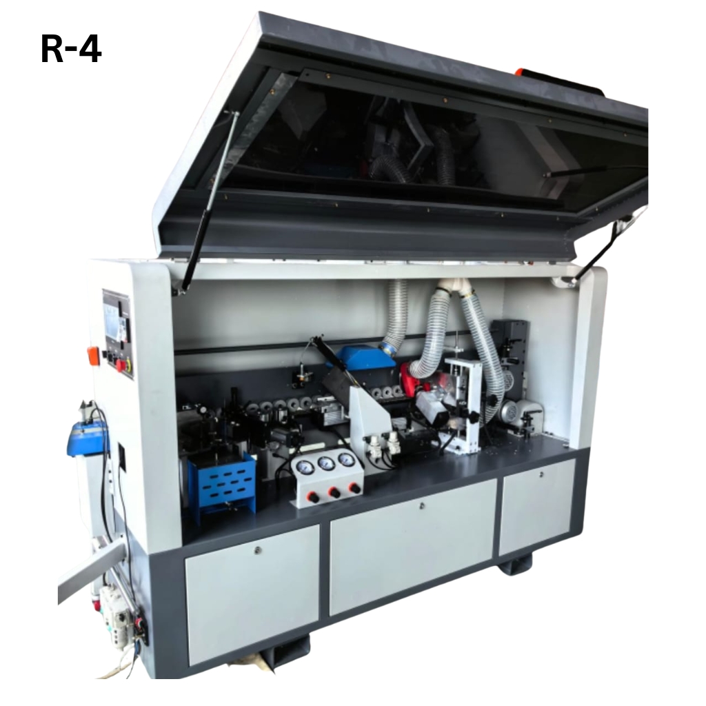 R4 fully automatic edge banding machine with 5 stations for panel furniture manufacturing